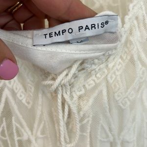 Long off white dress